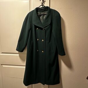 Wool and Cashmere Blend Peacoat